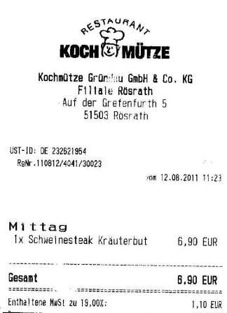 mvss Hffner Kochmtze Restaurant